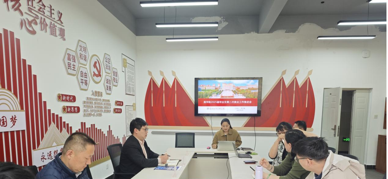 赋能就业|商学院召开2025届毕业生第二次就业工作推进会 第 1 张